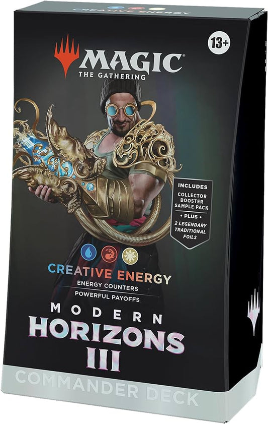 *PREORDER* Magic The Gathering Modern Horizons 3 Pre-Constructed Commander Deck "Creative Energy"